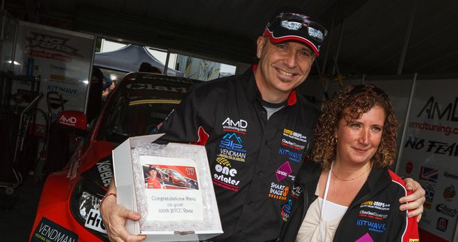Dave Newshame: Started his 100th BTCC race at Croft (Picture: Ed Bookless)