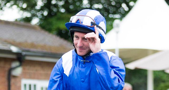 Paul Hanagan on Mukhadram after winning the Coral-Eclipse.