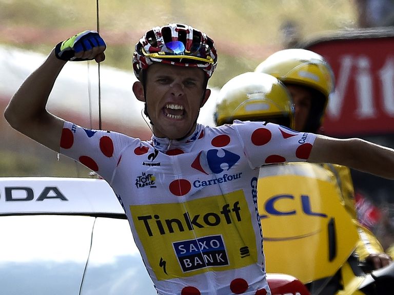 Rafal Majka caims his second stage win of the Tour