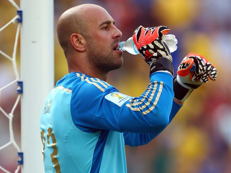 Reina: Currently back training with Liverpool