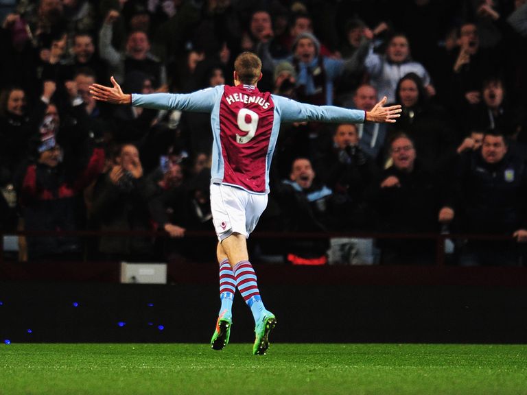 Nicklas Helenius: Made six appearances off the bench for the Villians