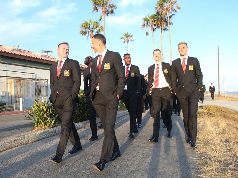 Manchester United are in relaxed mood at the start of their pre-season tour in the US