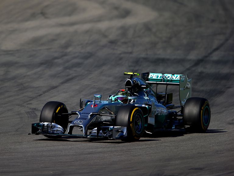 Nico Rosberg during practice ahead of the German Grand Prix at Hockenheimring