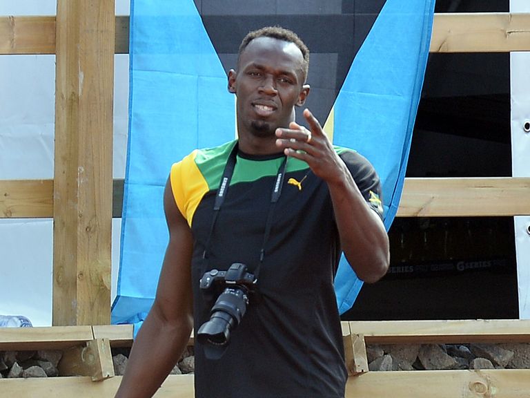 Jamaica's Usain Bolt will take to the track on Friday night