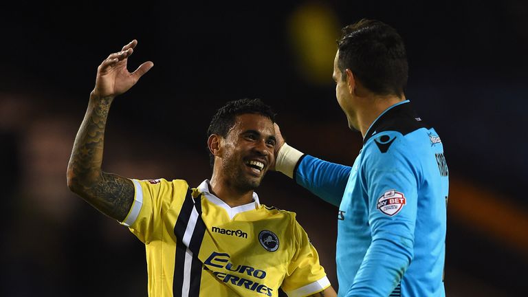 Carlos Edwards and David Forde: Celebrate Millwall's draw