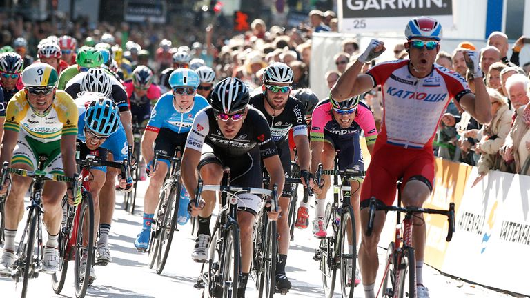 Alexander Kristoff claimed his 13th win of the season