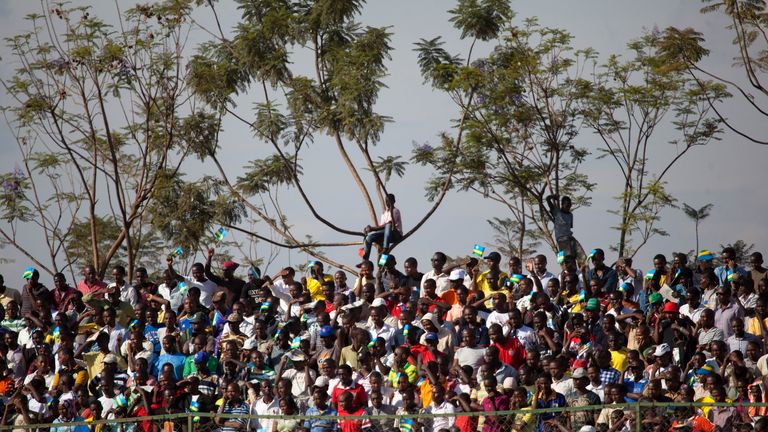 Fans have turned out in their numbers to watch Rwanda