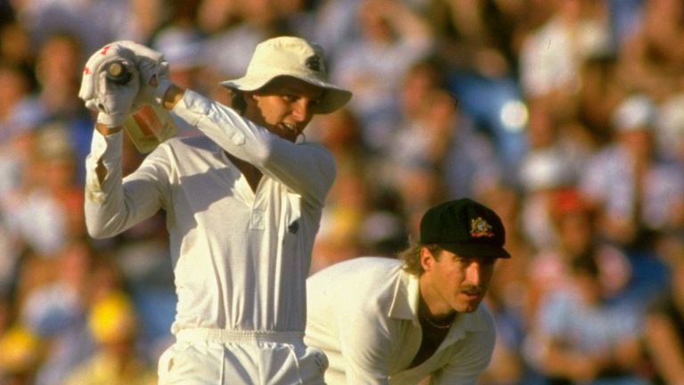 David Gower caresses through the off-side