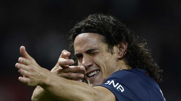 Paris Saint-Germain's Uruguyan forward Edinson Cavani was on the scoresheet