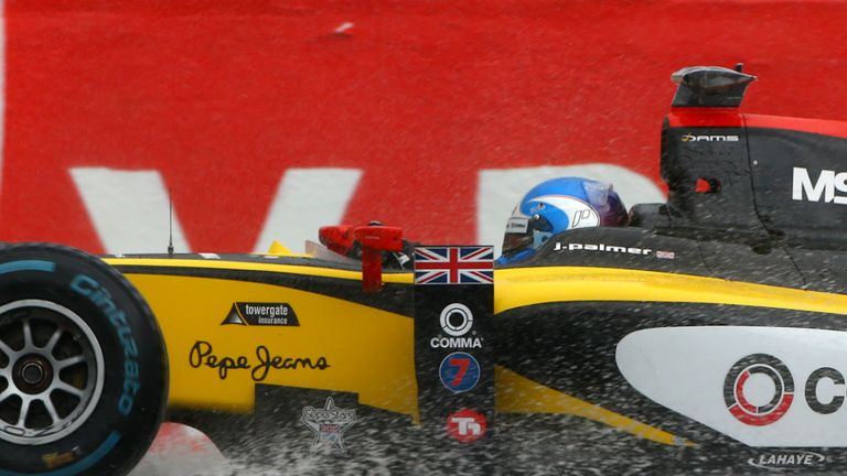 Jolyon Palmer: Wet weekend