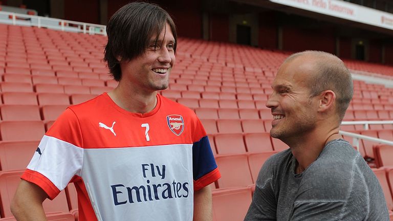 Tomas Rosicky: Chats with Freddie Ljungberg on Friday