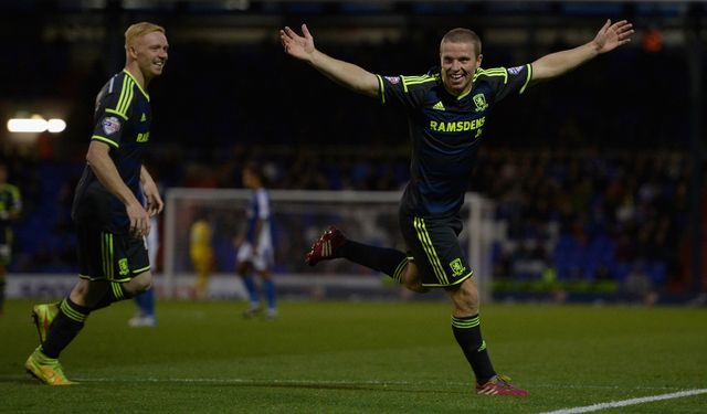 Grant Leadbitter: Scored in rout at Oldham