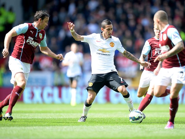 Angel Di Maria in action on his Manchester United debut
