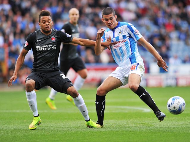 Conor Coady and Jordan Cousins tangle