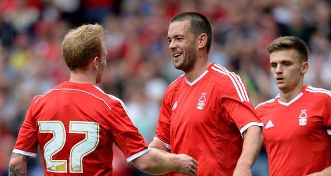 Matty Fryatt: Celebrates his goal against West Brom