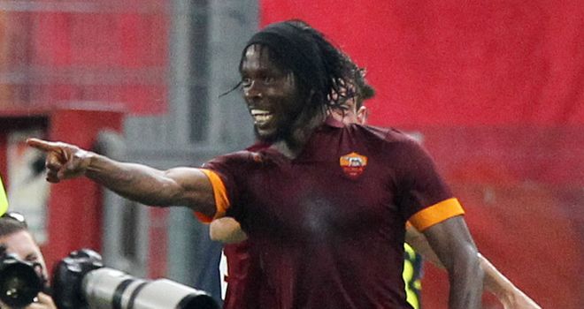 Gervinho celebrates his goal