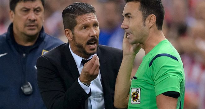Diego Simeone: Has been banned for eight matches