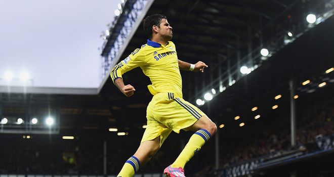 Diego Costa: Chelsea striker scored twice against Everton