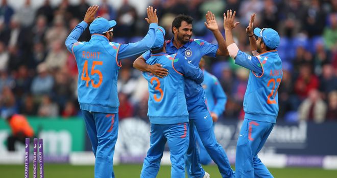 Mohammed Shami: Celebrating the wicket of Alastair Cook that sparked England's collapse