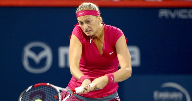 Petra Kvitova: Eased past Sam Stosur to advance to the final in New Haven