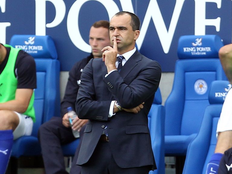 Roberto Martinez: Wants to build on the positives from Everton's opening day draw to Leicester.