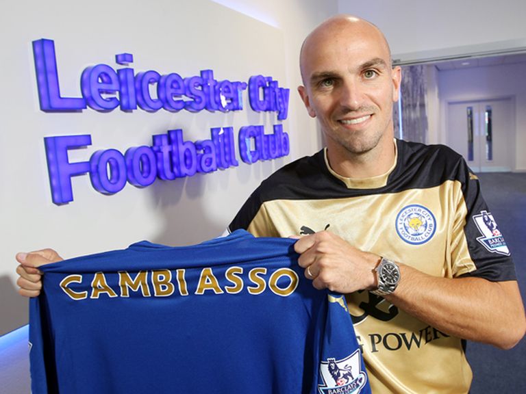 Esteban Cambiasso: Signs for Leicester (Photo LCFC/Plumb Images)