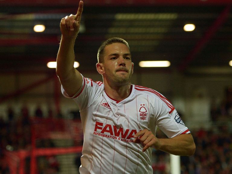 Nottingham Forest's Matty Fryatt celebrates scoring their second goal