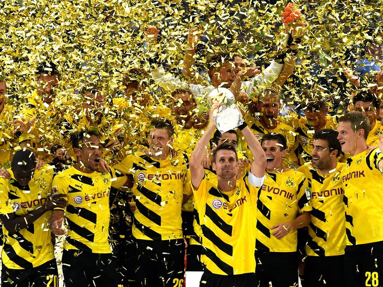 Borussia Dortmund lift the German Supercup