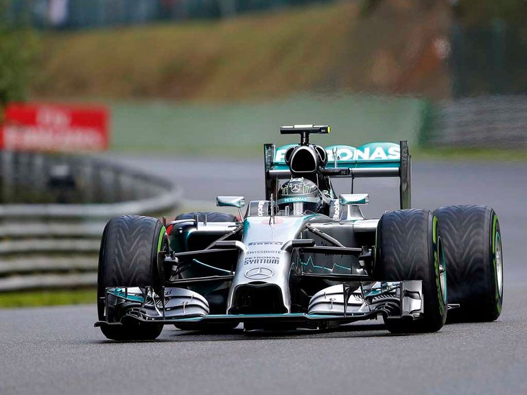 Nico Rosberg: Took pole position at Spa