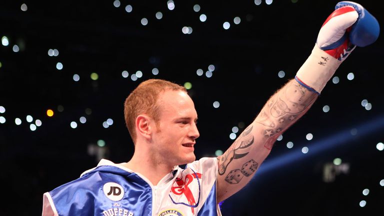 Groves: returned to the ring in impressive fashion and claimed the European title