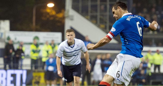 Lee McCulloch slots home from the spot to seal victory over Raith