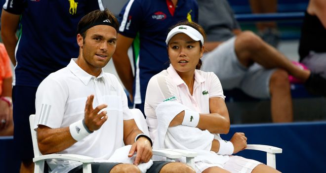 Chan Yung-Jan and Ross Hutchins at the US Open