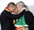 Sergio Garcia and Paul McGinley celebrate Europe's Ryder Cup success