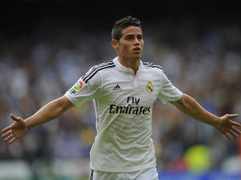 James Rodriguez: Scored twice for Real Madrid