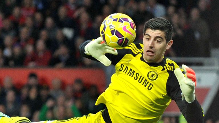 Thibaut Courtois:  Played key role in Chelsea title bid
