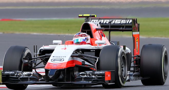 Marussia's Max Chilton 