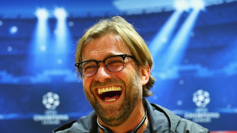 Jurgen Klopp: All smiles for the press ahead of Arsenal clash