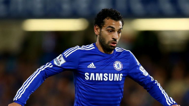 Salah made jut six league starts at Chelsea before heading to Florence