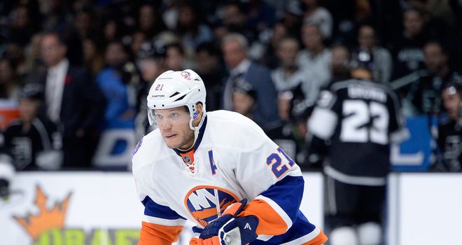 Kyle Okposo of the New York Islanders