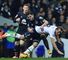Kane: Battled hard in Spurs' 2-1 win over Everton
