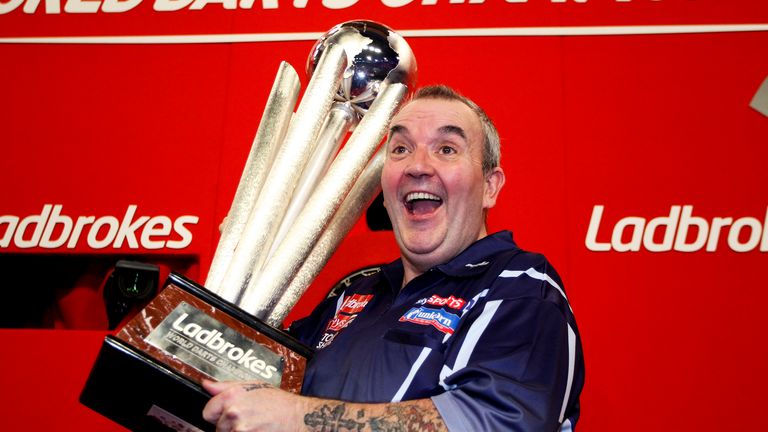 Phil Taylor last won the title in 2013 when he beat MvG