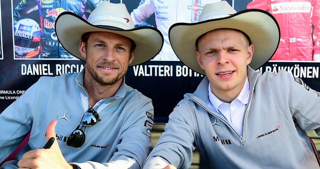 In-limbo McLaren pair Jenson Button & Kevin Magnussen show support for each other