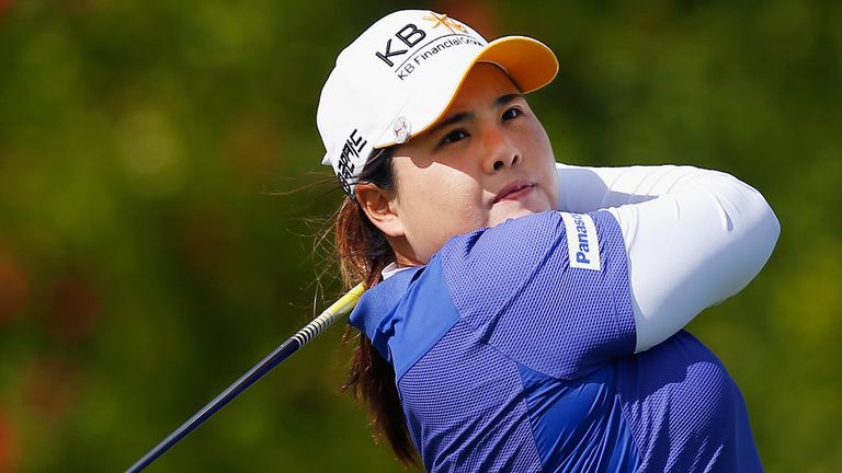 Inbee Park: holds lead in Singapore