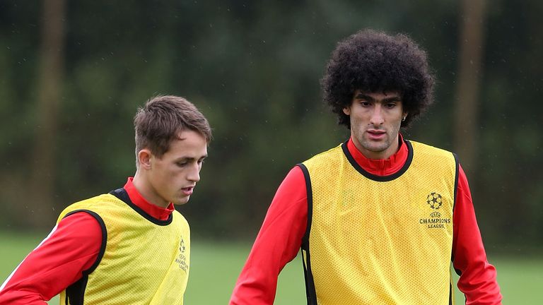 Indy Boonen joins Adnan Januzaj and Marouane Fellaini among the Belgian contingent at United