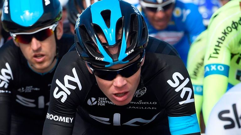 Chris Froome was dogged by illness during the spring