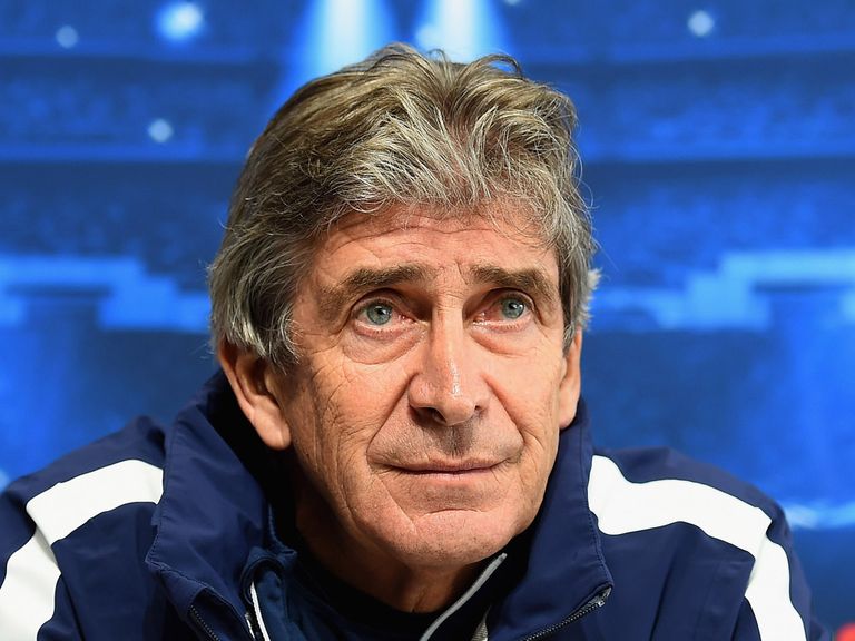 Manuel Pellegrini: Speaking at his Champions League press conference