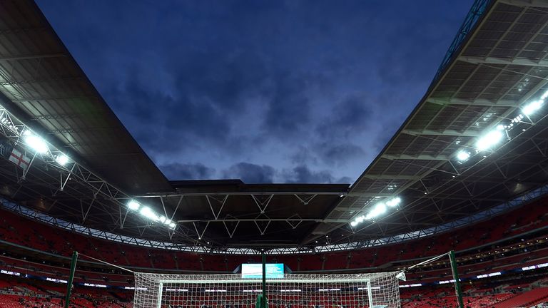 Wembley will host England v France on Tuesday