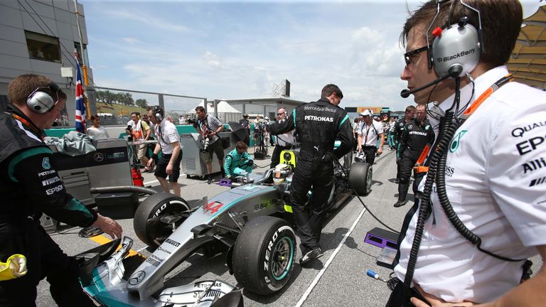 Peter Bonnington felt the wrath of Lewis Hamilton