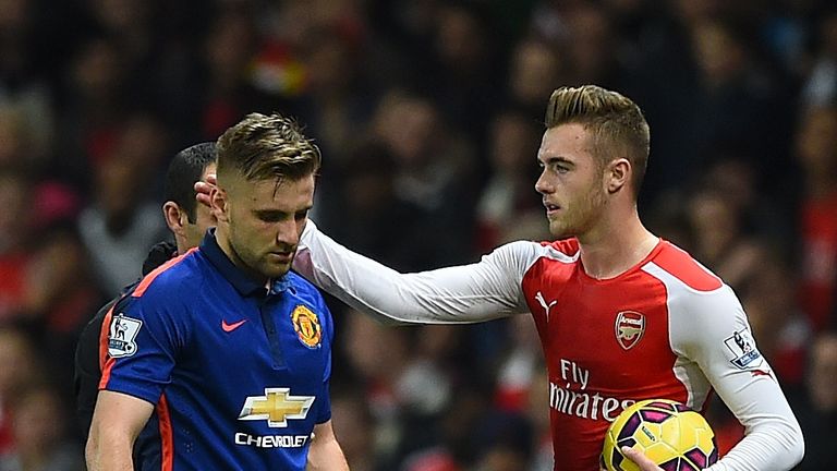 luke shaw (l) and calum chambers both feature in the top 20