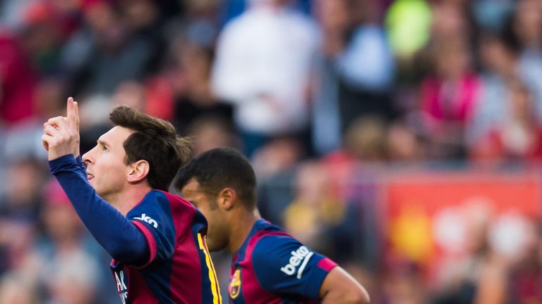 Lionel Messi: The Barcelona genius scores with a stunning chip